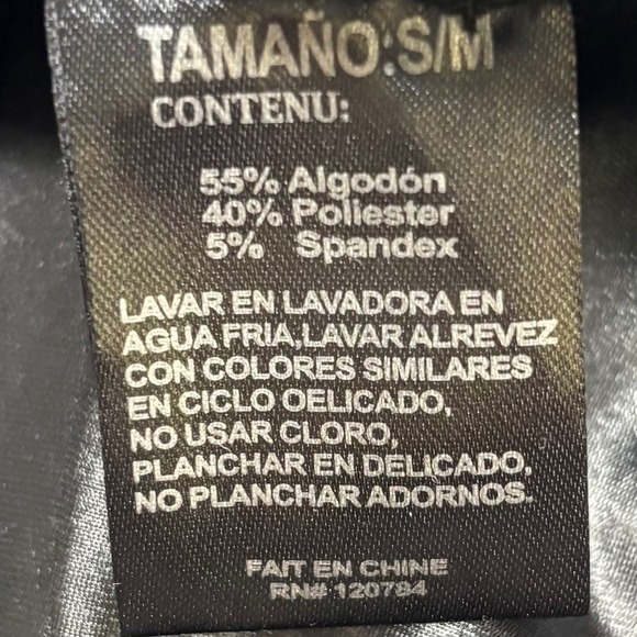 YELETE Womens‎ Black Faux Leather Moto Jogger Pants Size S/M - Picture 4 of 10